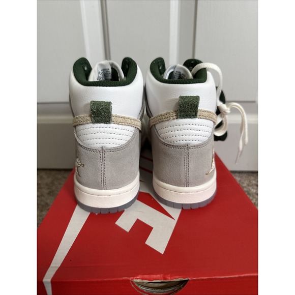 [FD1024-100] Youth Nike Dunk High (GS)‎ Summit White/Desert Ore NEW 5Y - Picture 6 of 10